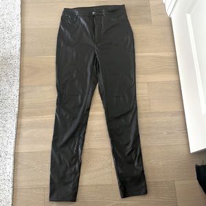 Selling HM black pleather skinny pants | Size 28
